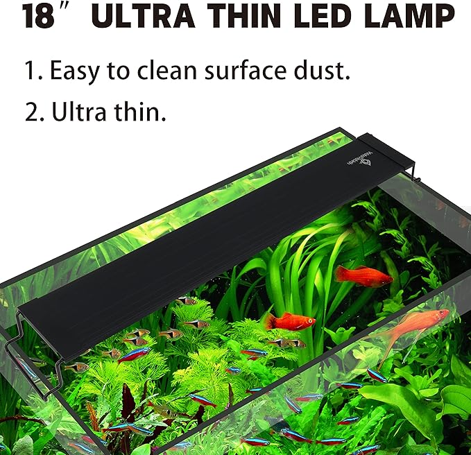 Aquarium Lights Fish Tank Light (Switch Version, 18-24'')