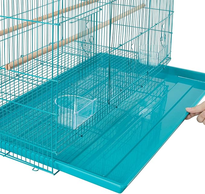 Yaheetech Flight Bird Cage Metal Extra Space Parakeet Cage for Medium Small Birds Cockatiels Conures Budgies Lovebirds