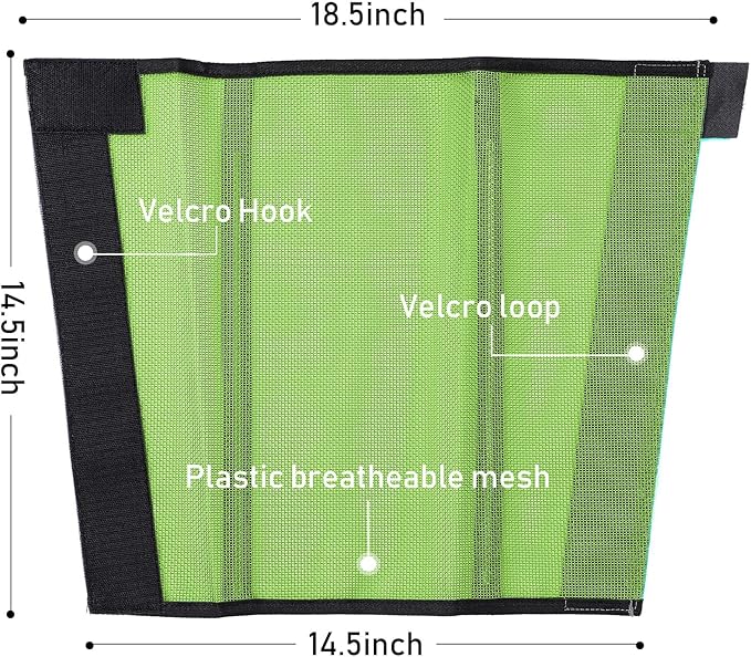 Jexine Set of 8 Mesh Fly Boots for Horse Loose Breathable Mesh Horse Boots Protective Horse Leg Wraps Horse Leggings for Preventing Flies and Mosquitoes Bites