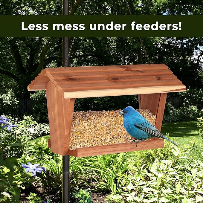 Kaytee Wild Bird No Mess Food Seed Blend For Blue Jays, Woodpeckers, Juncos, Cardinals, Grosbeaks, Sparrows, and Finches, 5 Pound