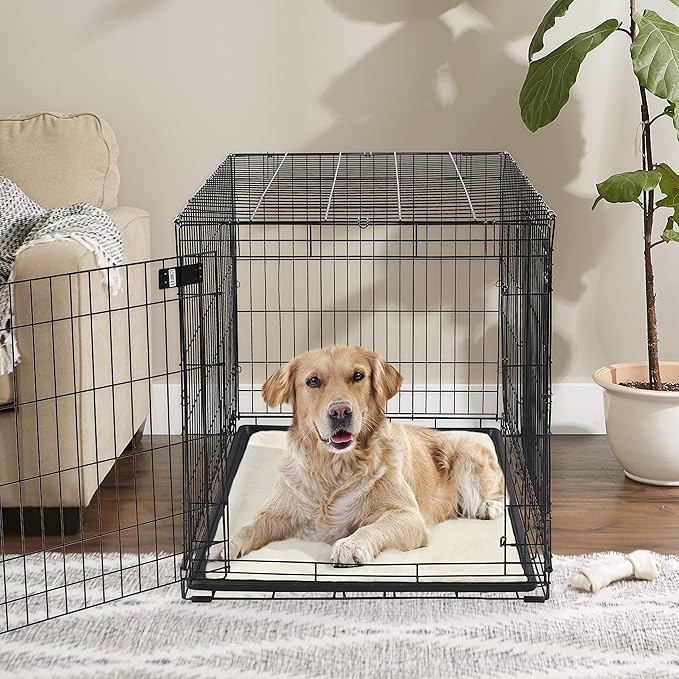 Bone Dry Faux Fur Pet Cage Liner, XXX-Large - 29 x 48", White