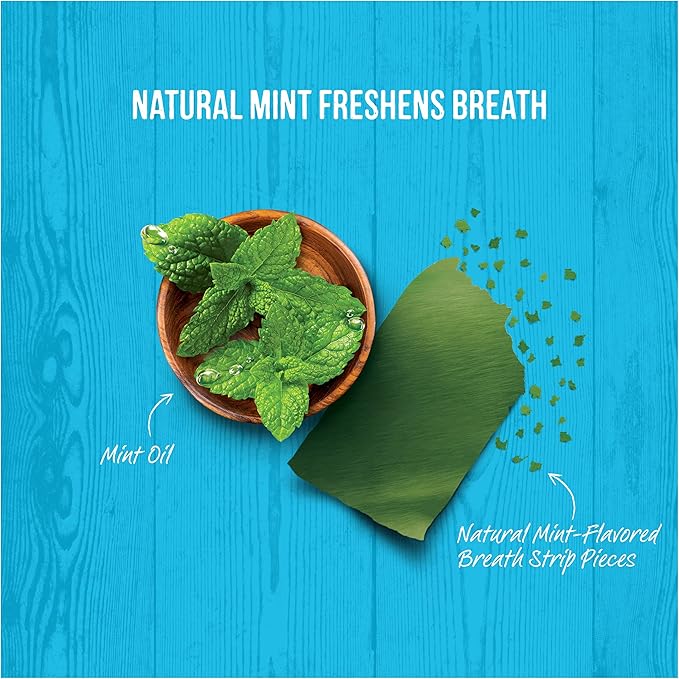 Merrick Fresh Kisses Double-Brush Dental Dog Treats with Mint Breath Strips for Small Dogs 5.5 Ounce (Pack of 2)