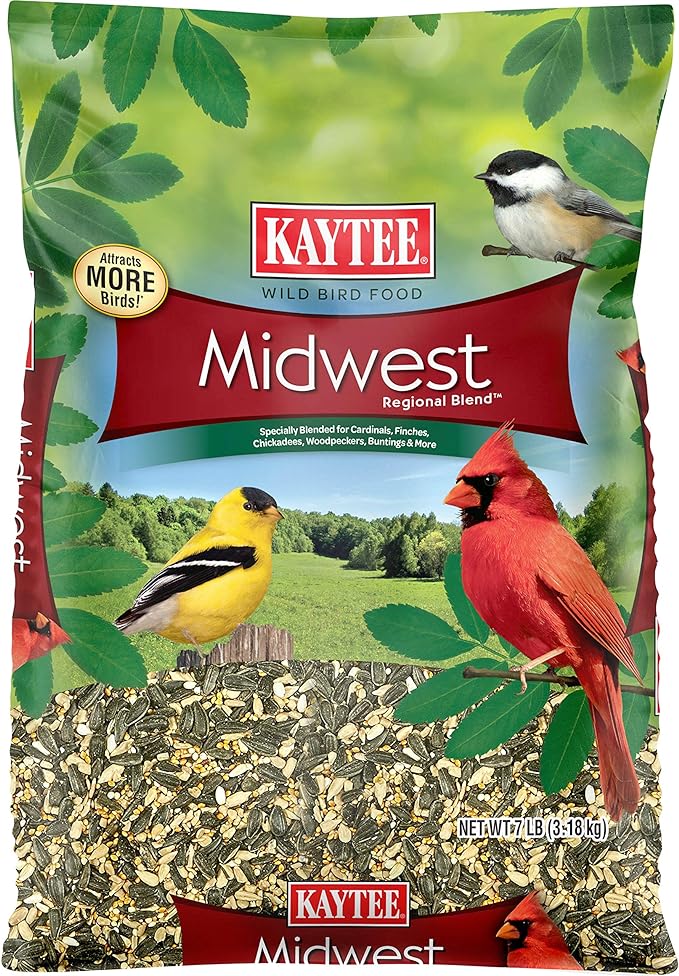 Kaytee Midwest Regional Wild Bird Food, 7 Pound