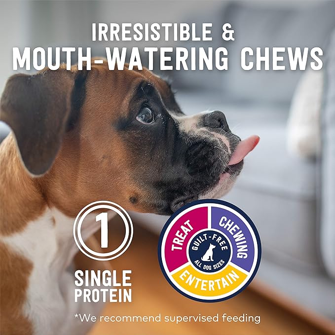 ZIWI Dog Chews andTreats – All Natural, Air-Dried, Single Protein, Grain-free, High-Value Treat, Snack, Reward (Lamb Trachea) 2.1 Ounce (Pack of 1)