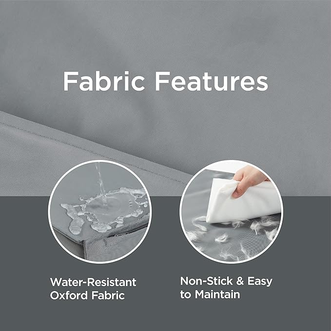 Lesure Water-Resistant Dog Bed Cover - Medium, Oxford Fabric, 30x20x3 Inches