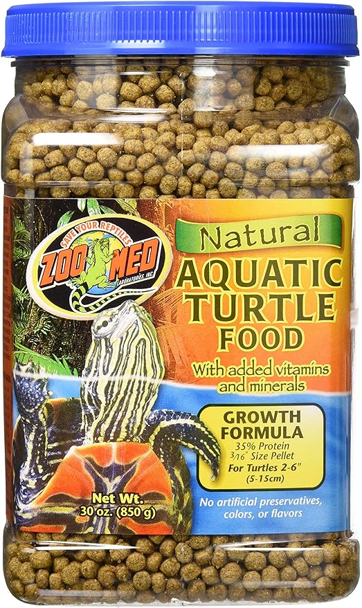 Zoo Med Aquatic Turtle Food Growth Formula, 30 oz.