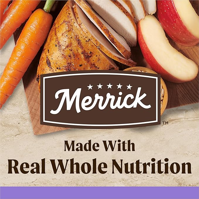 Merrick Healthy Grains Premium Dry Dog Food, Wholesome And Natural Kibble For Healthy Digestion, Puppy Recipe - 12.0 lb. Bag