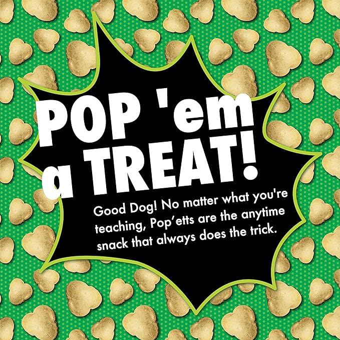 Fromm Pop'etts Banana Peanut Buster Cracker Dog Snacks - Premium Dog Treats - Banana Recipe - Pack of (3) 6 oz Bags