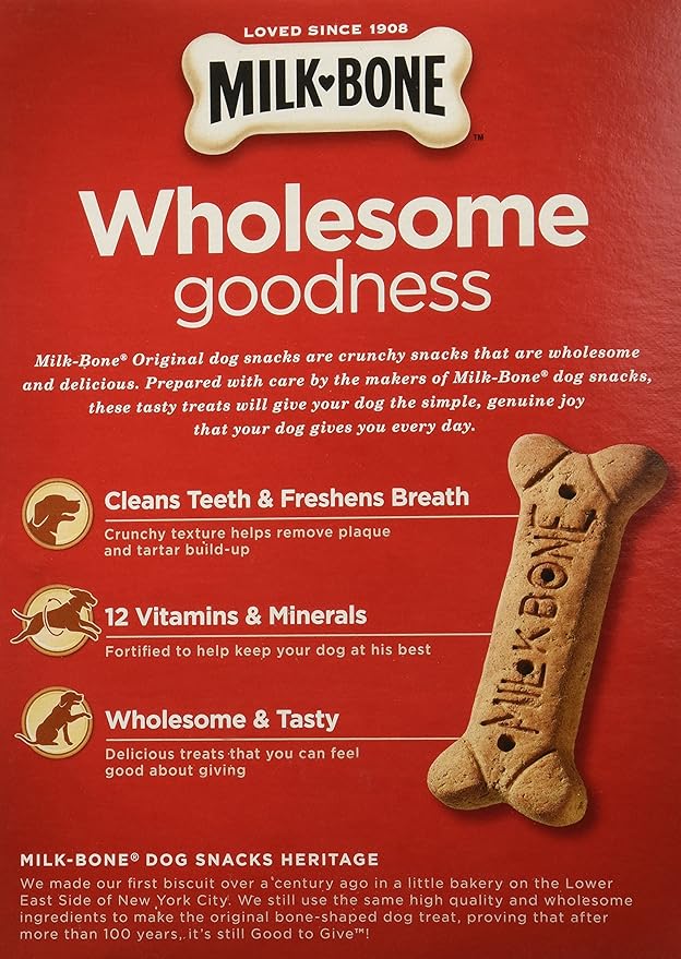 Milkbone Dog Biscuits 799186 12-Pack Bisc Large For Pets, 24-Ounce