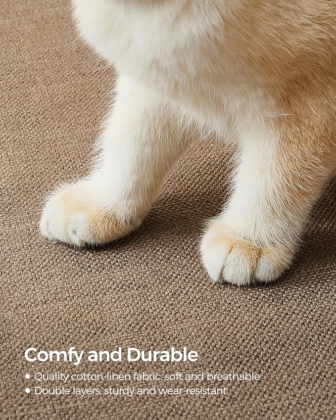 Feandrea Clickat Collection - No.002 Cat Climbing Hammock Spare Part Kit, Replacement Cotton-Linen Fabric, Soft and Breathable, Machine Washable, Easy to Attach and Detach