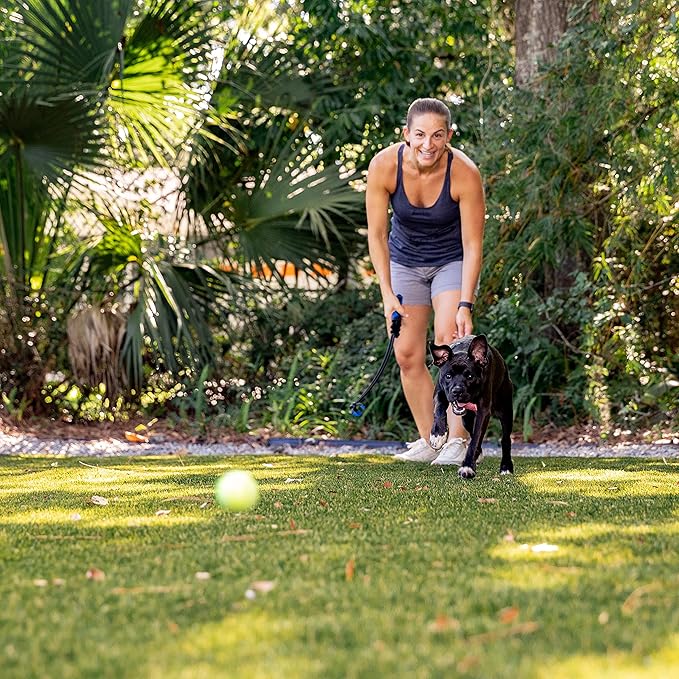 Franklin Pet Supply Tennis Ball Launcher for Dogs - Dog Ball + Tennis Ball Thrower for Fetch - Perfect Toy for Large + Small Dogs