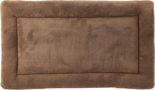 MidWest Homes for Pets Deluxe Micro Terry Pet Bed, Dog Bed & Crate Mat, Taupe, 22-Inch
