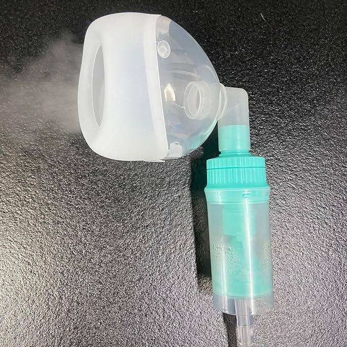 Lying Down Nebulizer Cup and Inhaler Mask for Cats and Small Dogs, Oxygen Mask for Pets (No Nebulizer Device) (S)