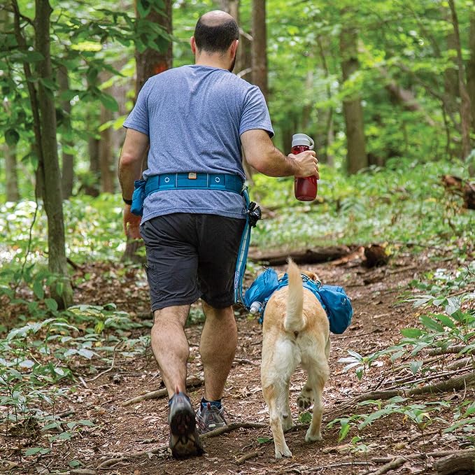 Kurgo RSG Utility Belt, Adjustable Dog Running Belt, Hands Free Running Belt for Running, Walking, Hiking