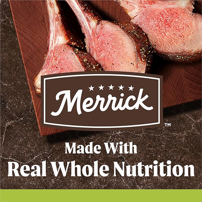 Merrick Premium Grain Free Dry Adult Dog Food, Wholesome And Natural Kibble With Real Lamb And Sweet Potato - 22.0 lb. Bag