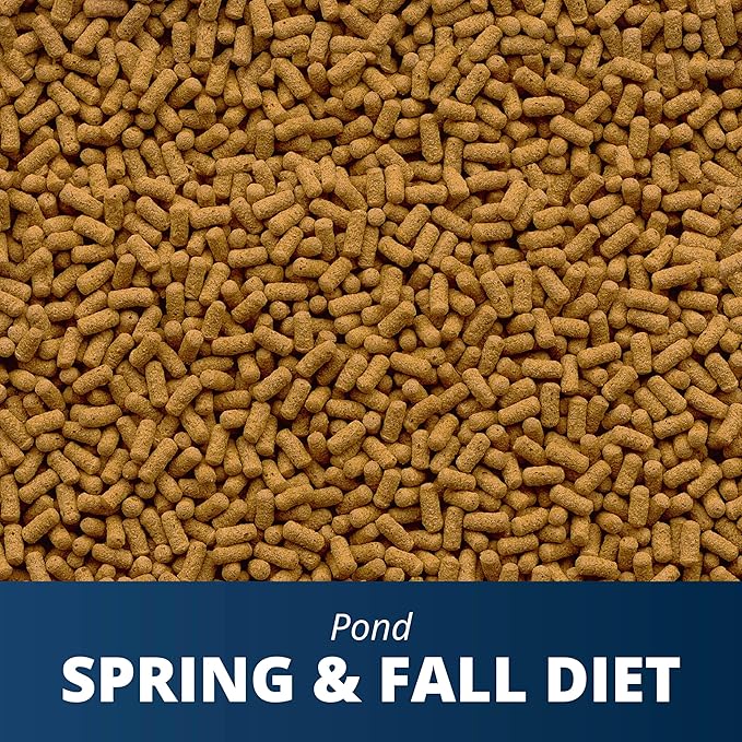 TetraPond Spring And Fall Diet 3.08 Pounds, Pond Fish Food, For Goldfish And Koi (16469), 3 lb, 7 L